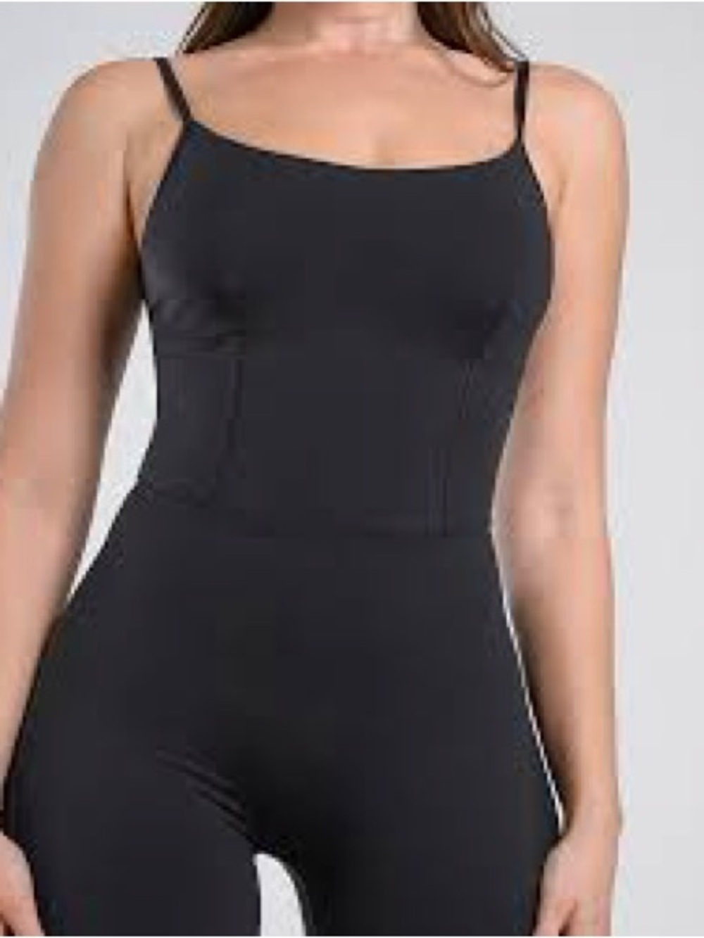 Cosmolle 8-in-1 Happy Butt Solution Jumpsuit Jet Black Small NWOT MSRP $78